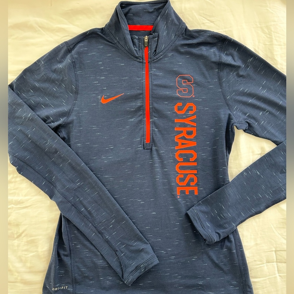 Women’s Nike Syracuse Quarter Zip Navy Size Small
